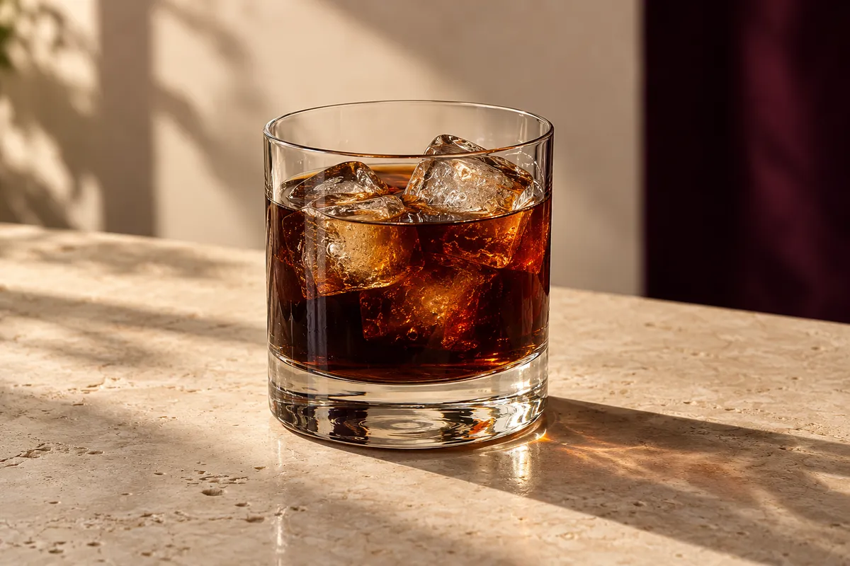 Black Russian serving suggestion