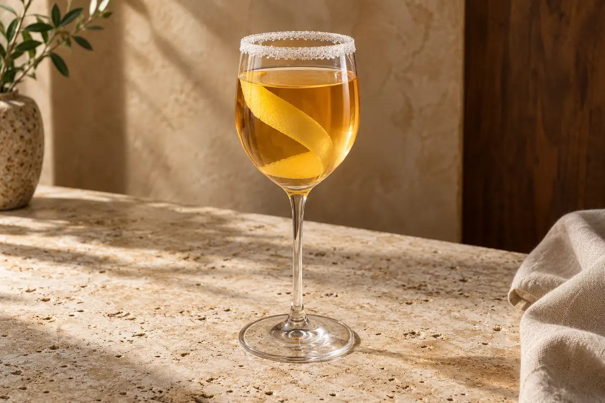 Brandy Crusta serving suggestion