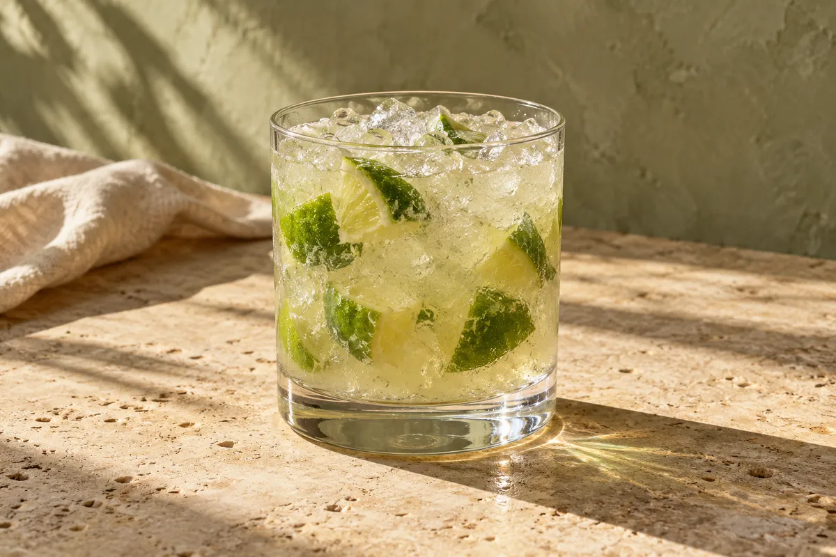 Caipirinha serving suggestion