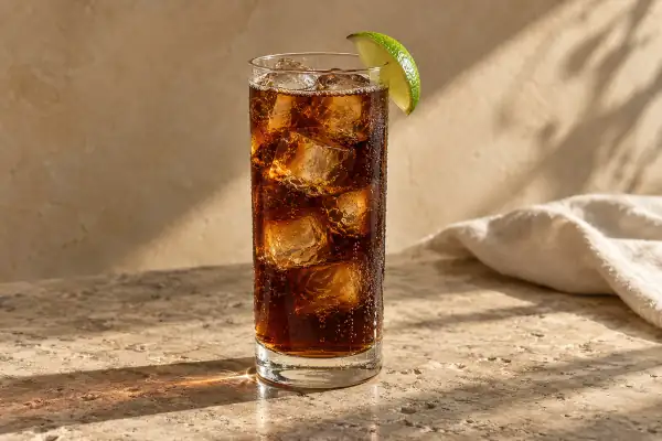 Cuba Libre serving suggestion