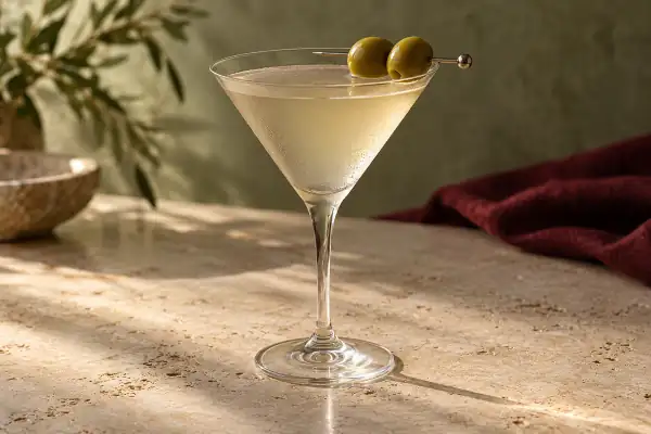 Dirty Martini serving suggestion