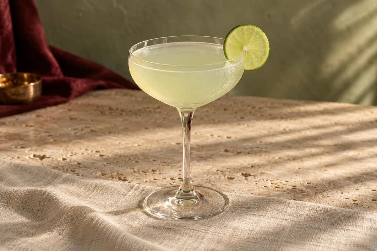 Gimlet serving suggestion