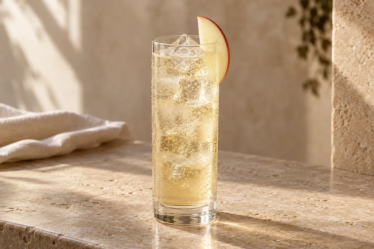 Apple Rum Collins serving suggestion