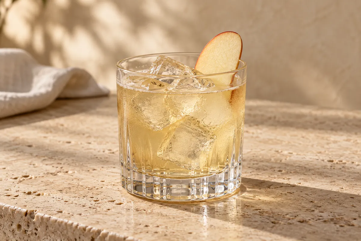 Apple Gin Smash serving suggestion