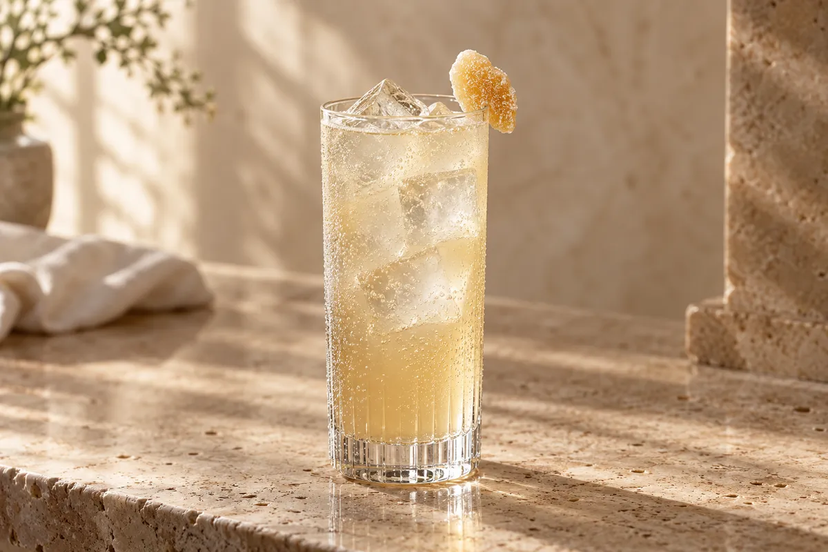 Ginger Gin Buck serving suggestion