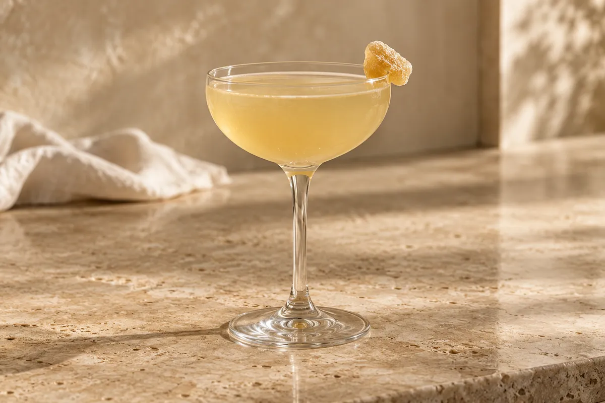 Ginger Gin Daisy serving suggestion