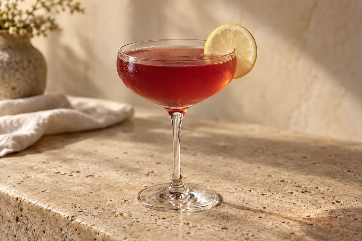 Hibiscus Bourbon Daisy serving suggestion