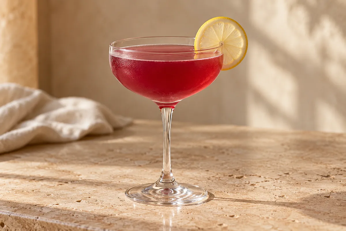 Hibiscus Tequila Daisy serving suggestion
