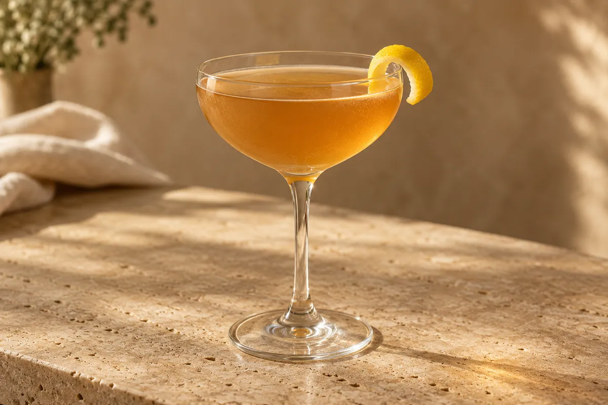 Honey Bourbon Daisy serving suggestion