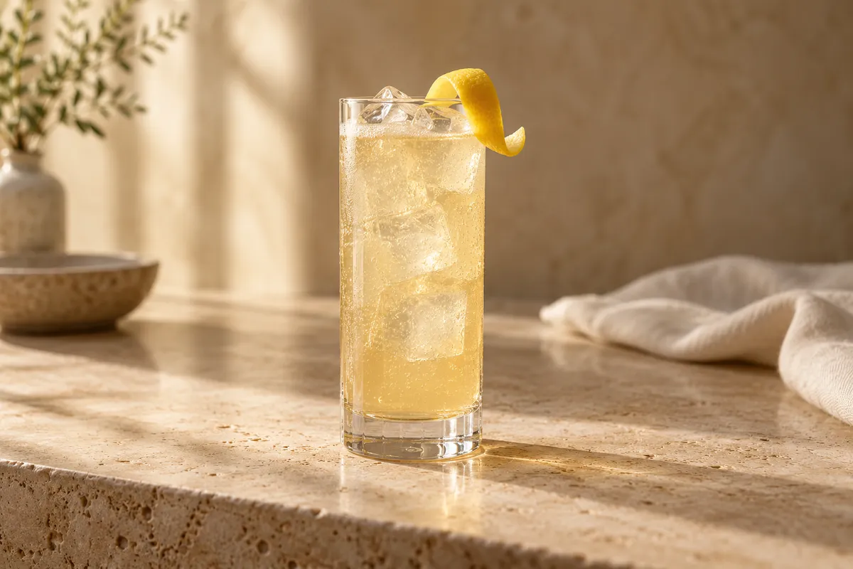 Honey Gin Buck serving suggestion