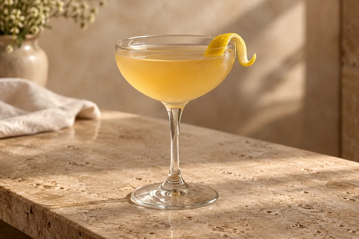 Honey Rum Daisy serving suggestion