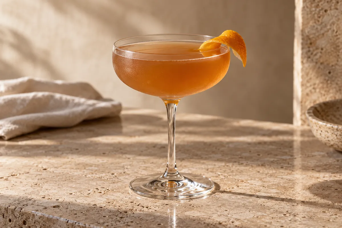 Maple Bourbon Daisy serving suggestion