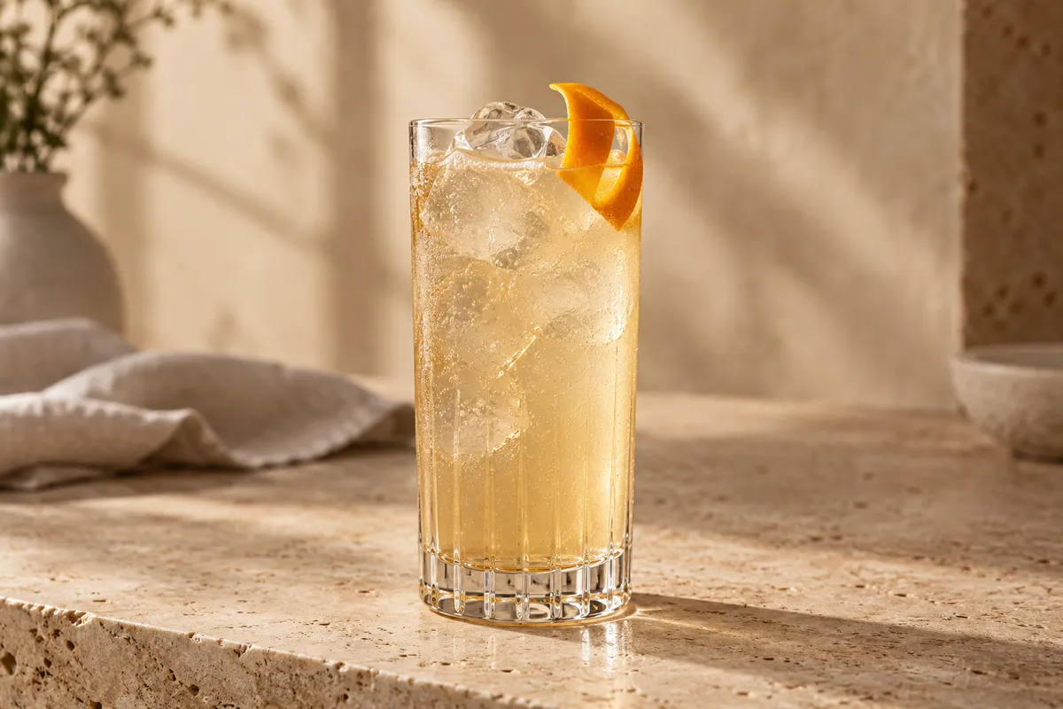 Maple Gin Buck serving suggestion