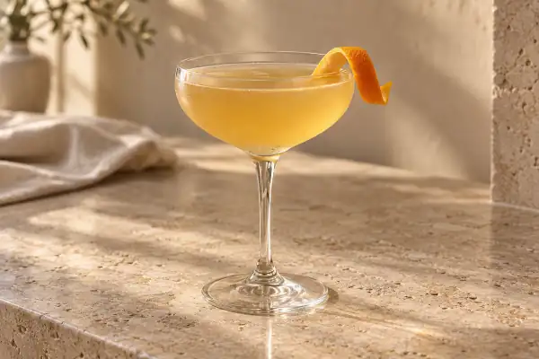 Maple Mezcal Daisy serving suggestion