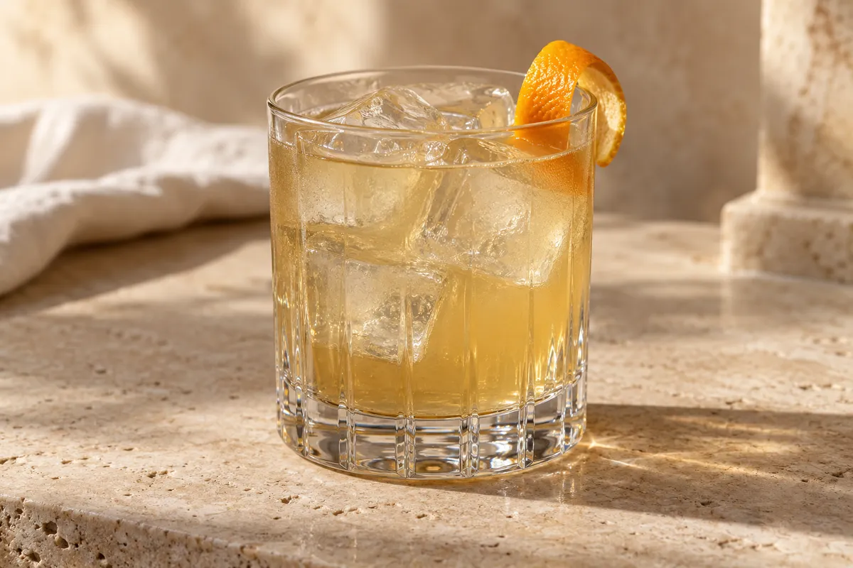 Maple Gin Smash serving suggestion