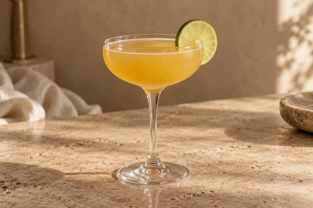 Passion Fruit Gin Daisy serving suggestion