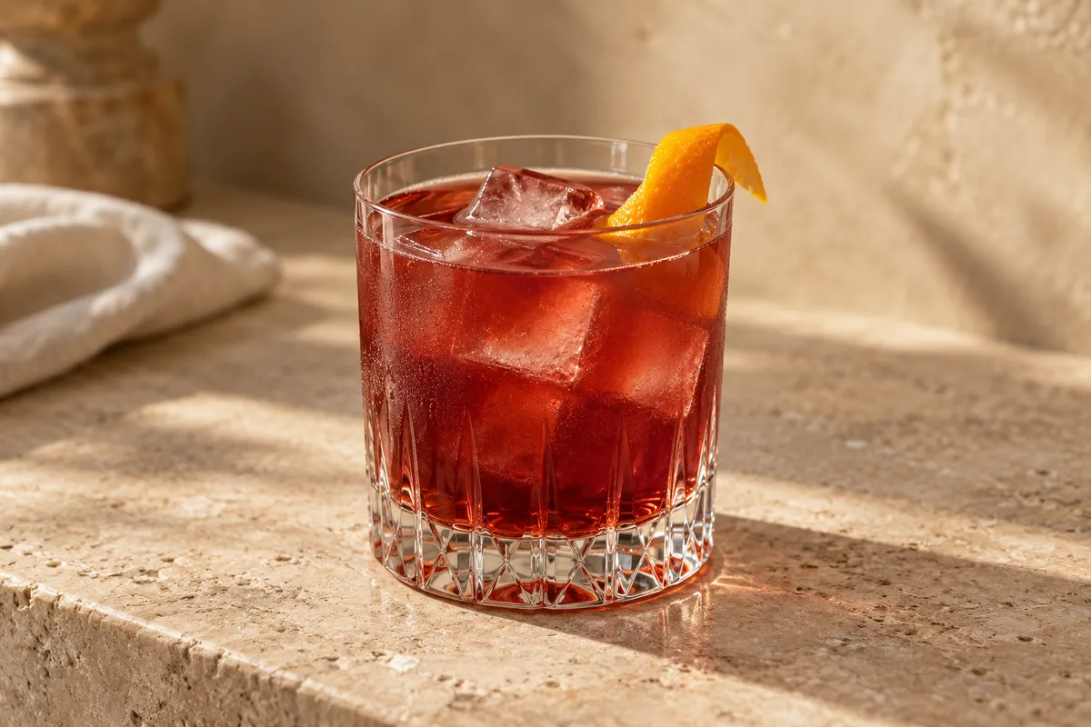 Pomegranate Bourbon Sour serving suggestion