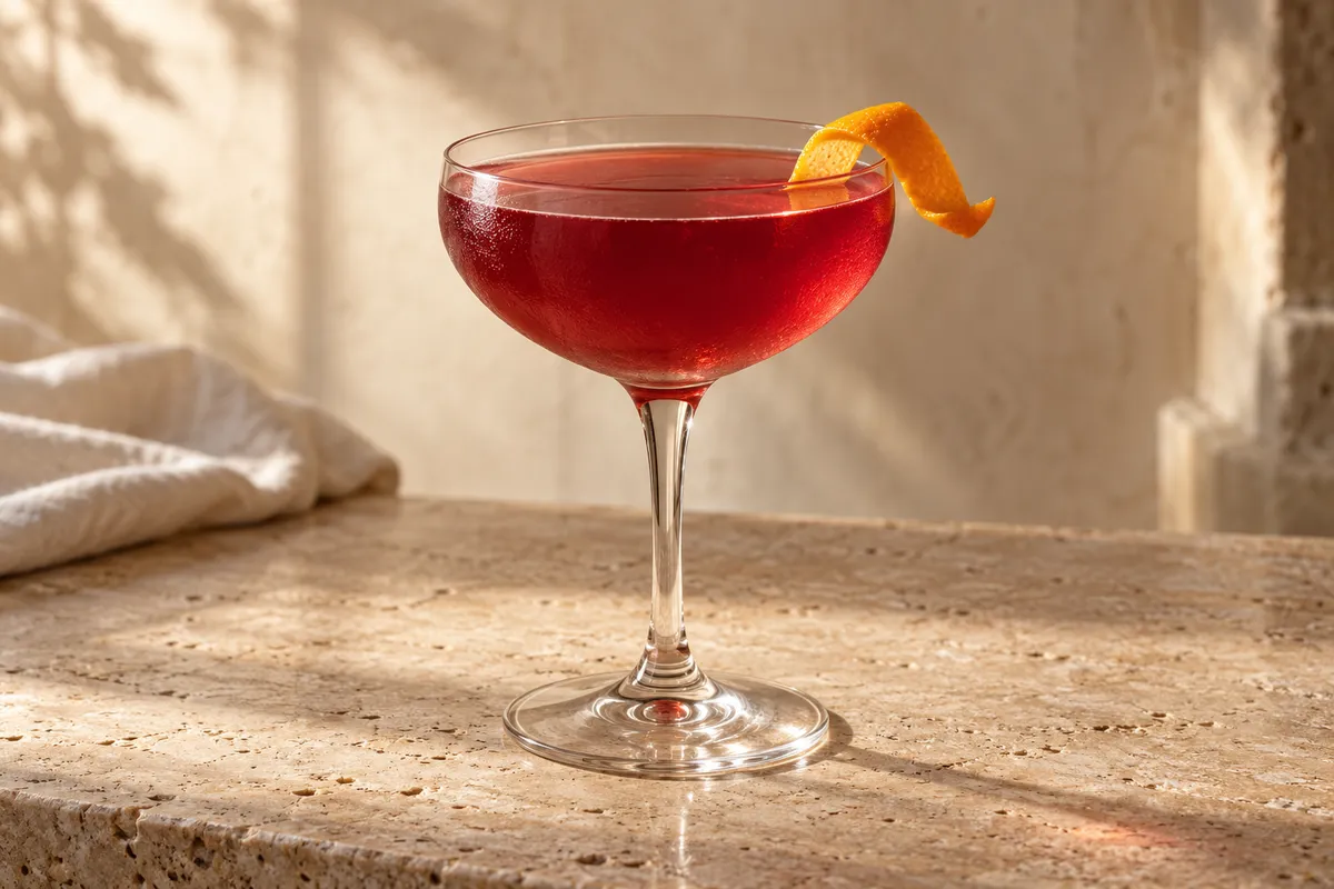 Pomegranate Tequila Daisy serving suggestion