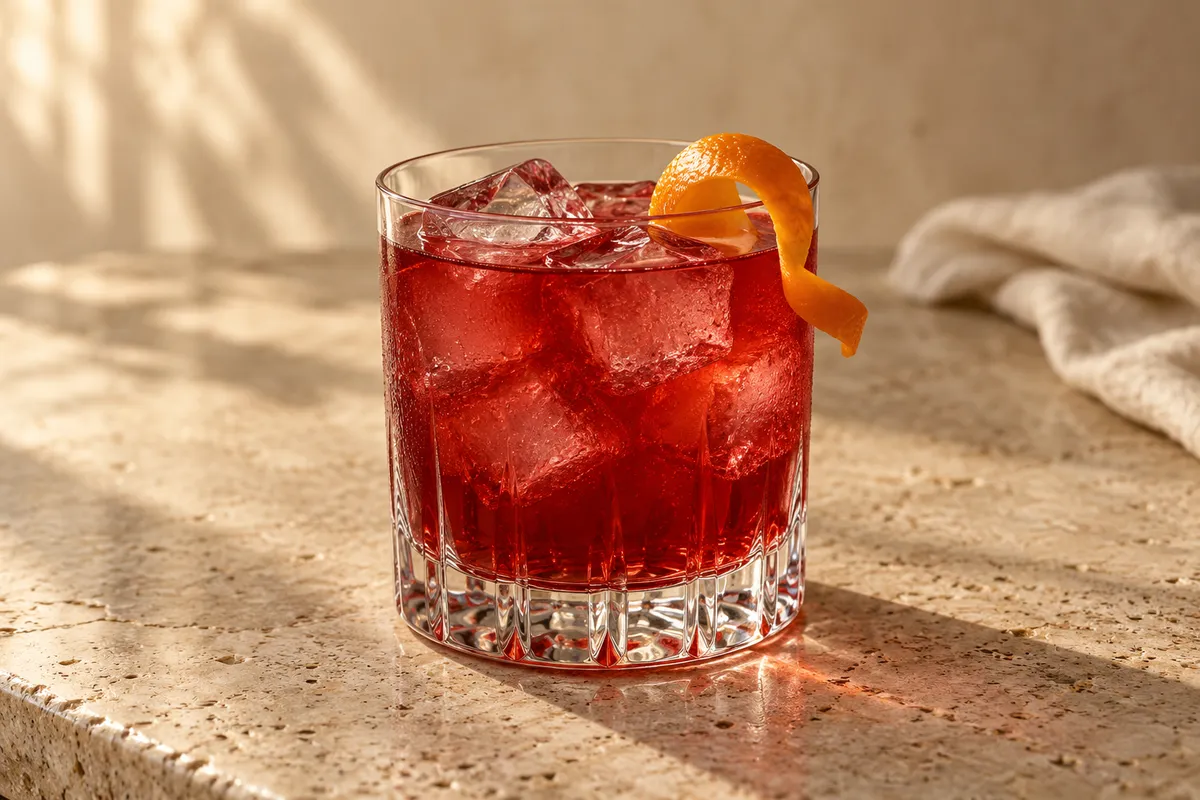 Pomegranate Gin Sour serving suggestion