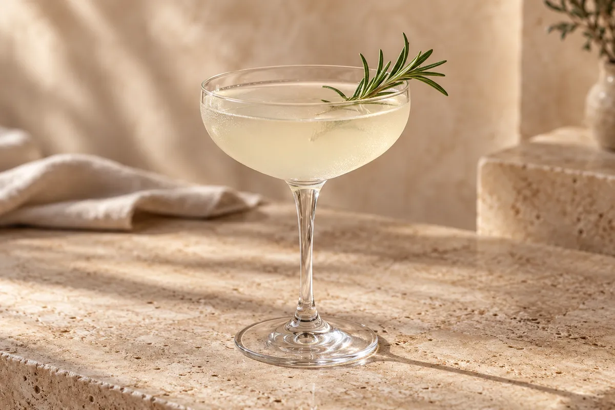 Rosemary Gin Daisy serving suggestion