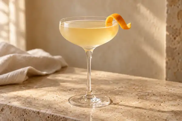 Vanilla Gin Daisy serving suggestion