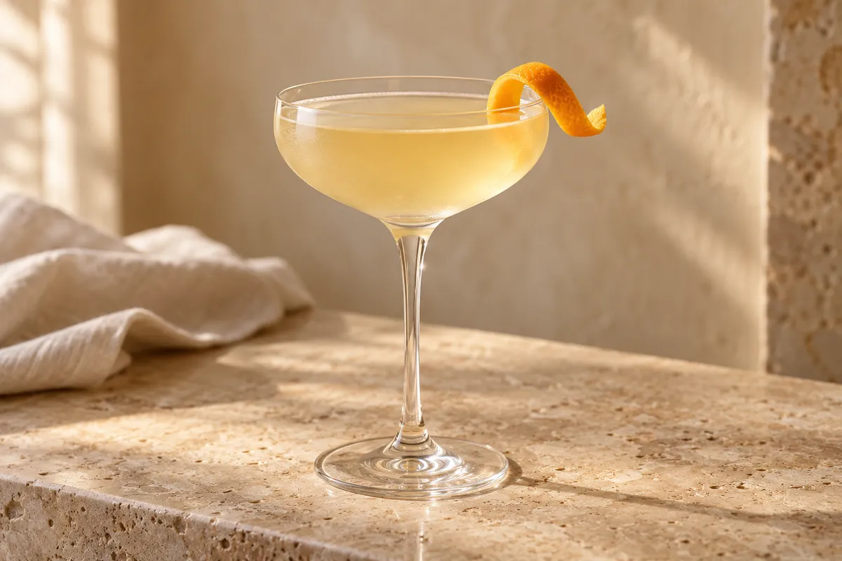 Vanilla Gin Daisy serving suggestion