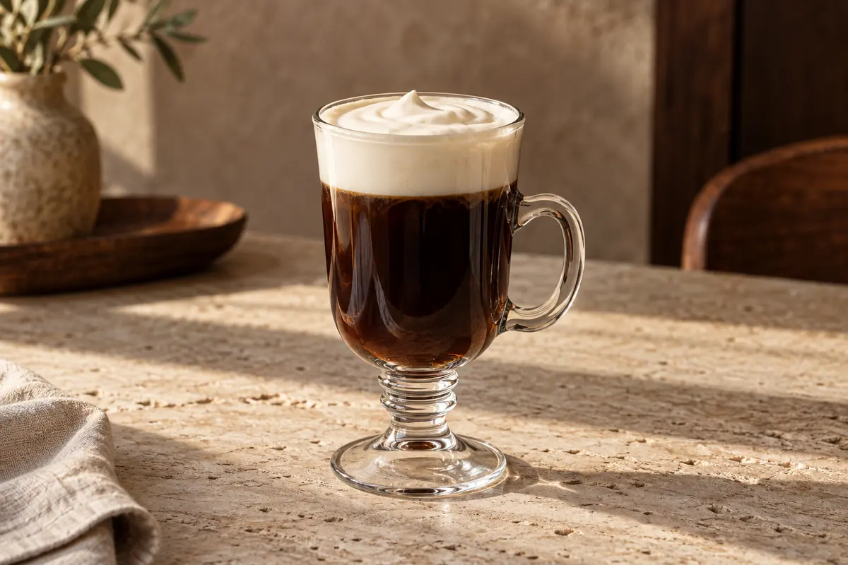 Irish Coffee serving suggestion