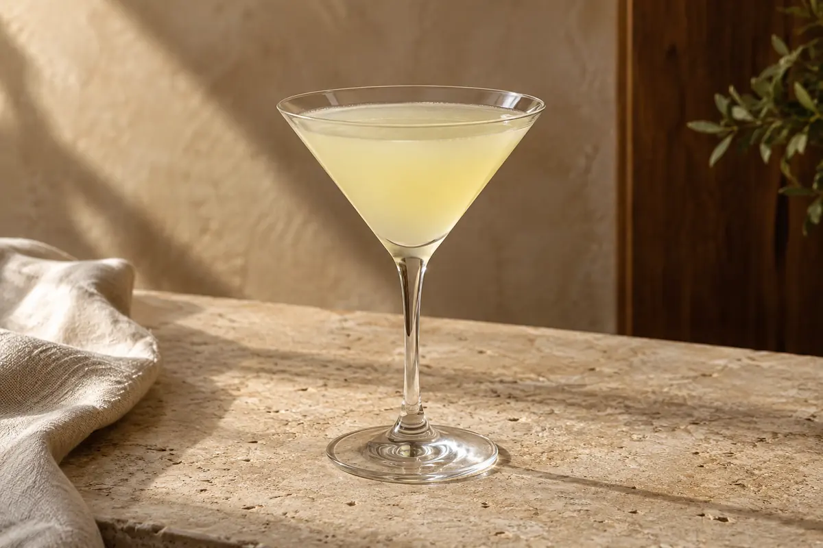 Lemon Drop Martini serving suggestion