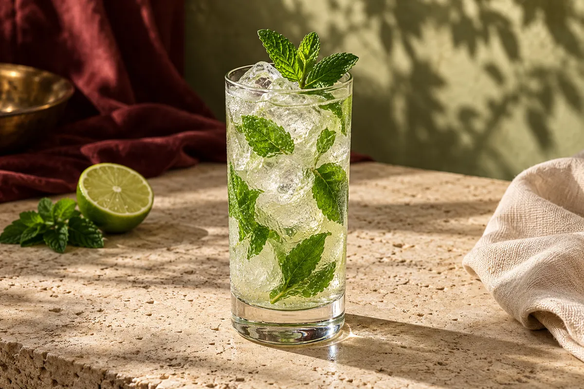 Mojito serving suggestion