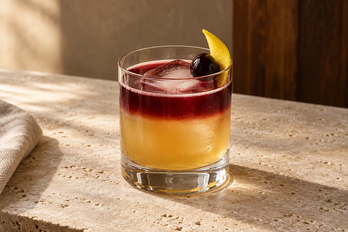 New York Sour serving suggestion
