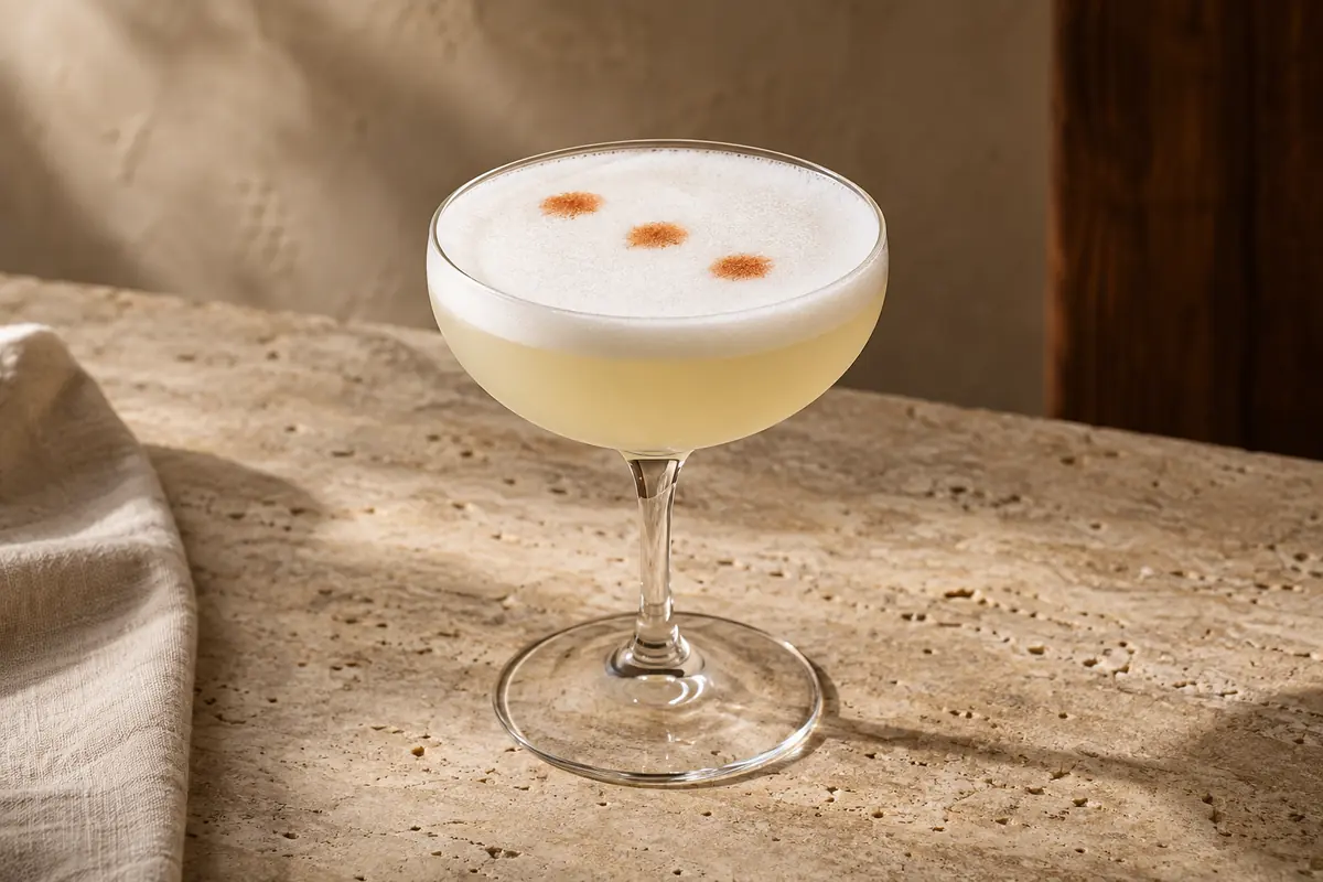 Pisco Sour serving suggestion