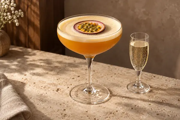 Porn Star Martini serving suggestion