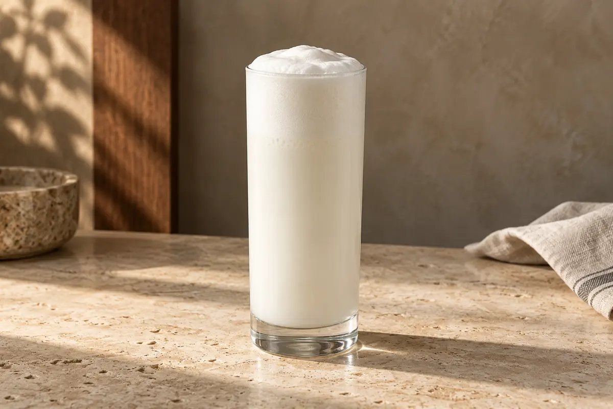Ramos Fizz serving suggestion