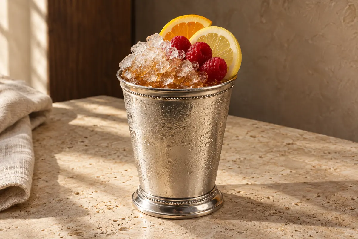 Sherry Cobbler serving suggestion