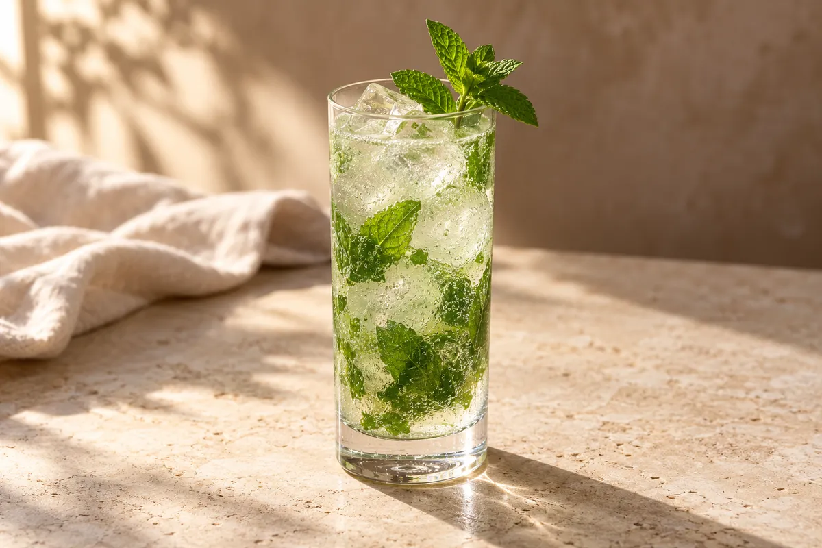 Virgin Mojito serving suggestion