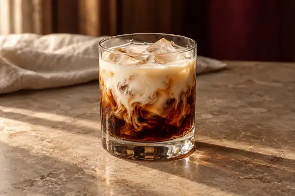 White Russian serving suggestion